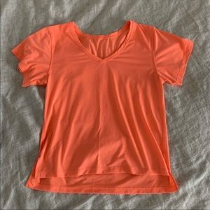Lululemon T-shirt size 6 orange